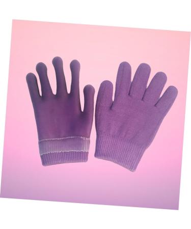 Mikinona Gel Socks for Moisturizing Spa Moisture Socks Women Hands Whitening Gloves Spa Gel Socks Moisturizing Gel Socks Exfoliating Hand Gloves Moisturizing Socks Cosmetic Purple medium - Buy Online on SooperMarket.com
