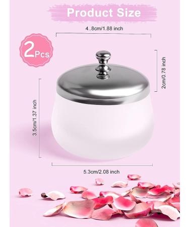TOROKOM 2Pcs Glass Dappen Dish with Lid for Acrylic Nails - Matte Finish - Buy Online on SooperMarket.com