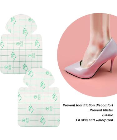 20pcs Heel Tape Sticker Moleskin Blister Plasters for Feet Foot Care Tape Patches Waterproof Foam Blister Sticker Moleskin Pads Strong Viscosity Invisible Blister Bandage 20 Pcs - Buy Online on SooperMarket.com