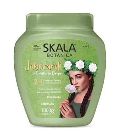 Skala - Linha Botanica - Creme de Tratamento Jaborandi e Camelia Do Campo 1 Kg - (Jaborandi & Camellia Treatment Cream Net 35.27 Oz)
