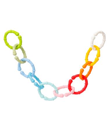 Fehn 10 fastening ring set - fastening hook for baby seats playpen & bed - gripping rings stroller chain for home & on the go - C -rings for babies and toddlers from 0+ months 10 set C -rings