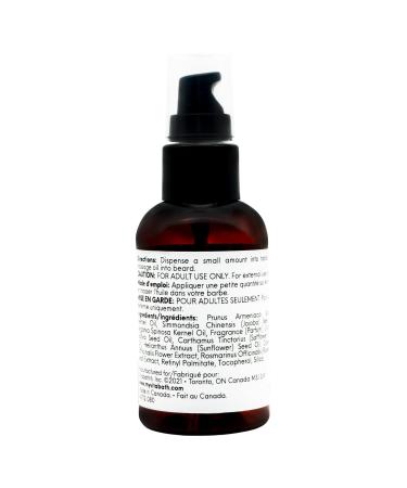 Vitabath Men's Beard Oil - Soothing Hemp & Jojoba Moisturizer for Healthy Hydrated Facial Hair - Lime & Cedarleaf - 2 fl oz - Buy Online on SooperMarket.com