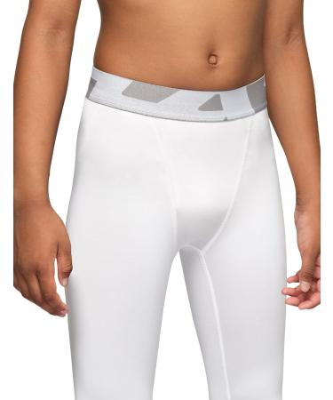 TSLA Boys Youth UPF 50+ Compression Pants 2-Pack, White/Blue, Size 6 - Buy Online on SooperMarket.com