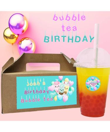 Personalised Birthday Bubble Tea Kit