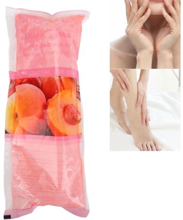 Peach Lemon Scented Paraffin Wax Refills - 453g for Beauty Hand Feet SPA - Moisturizing and Safe Skin Treatment - Buy Online on SooperMarket.com