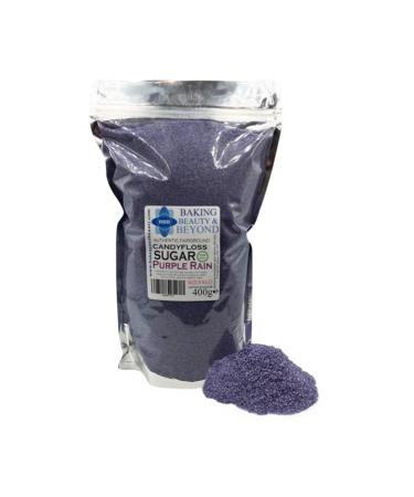 Baking Beauty and Beyond Premium Floss Sugar for Cotton Candy - Floss Sugar with Natural Ingredients for all Occasion Floss Sugar 400g - Purple Rain