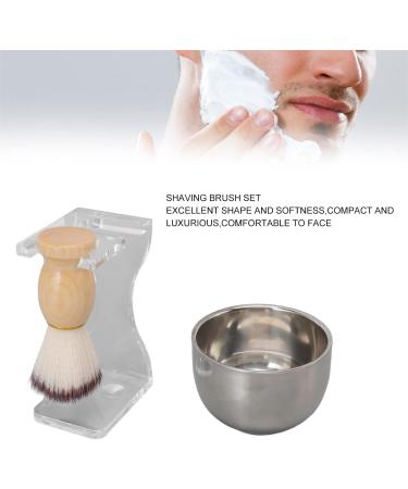 Uadme Shaving Brush Kit Set - 3-Piece Men's Shaving Brush & Bubble Bowl for Perfect Shave | International Shipping Available - Buy Online on SooperMarket.com