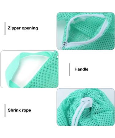 Buy Mioyoow Cat Bathing Bag - Breathable Adjustable Mesh Bag for Kittens | Perfect for Bathing Nail Cutting & Ear Cleaning | Green & White - Buy Online on SooperMarket.com
