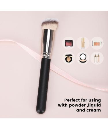 Premium Vegan Foundation Brush for Flawless Liquid Makeup - Ideal for Cream Powder and Contouring - Buy Online on SooperMarket.com