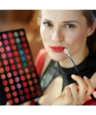 WLLHYF Sponge Eyeliner Brush 12 Pieces Black Double Sided Applicators Eye Makeup Tools Angled Fine Point Small Liner Thin Ultra Tips Wand Set Halloween Cosplay Cosmetic for Women Girls - Buy Online on SooperMarket.com