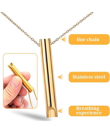 Hiullen 8PC Anapana Breathing Necklace & Anxiety Ring | Stress Relief & Mindfulness | Meditation Jewelry for Men - Buy Online on SooperMarket.com