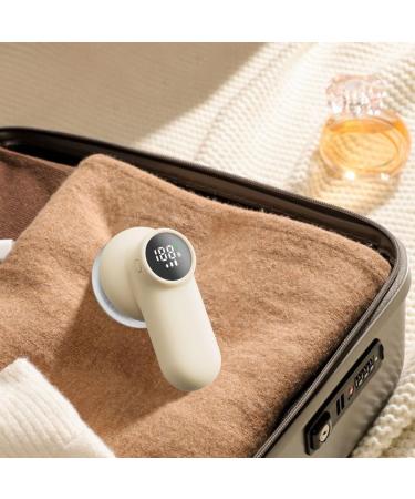 Professional Rechargeable Fabric Shaver with Digital Display Enhanced 6-Leaf Blades for Lint Removal Clothes Furniture-A Durable - Buy Online on SooperMarket.com