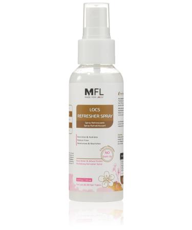 Made For Locs Vegan Rose Water Refresher Spray | Moisturizer and Deodorizer | Delightful Rose Scent (3.4 oz) Rose 3.4 Fl Oz (Pack of 1)