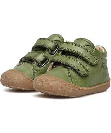 Naturino Cocoon VL Leather First-Steps Shoes 7 UK - Verde Scuro - Buy Online on SooperMarket.com