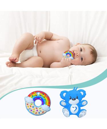 2 Pack Chew Toys for Autistic Children | Oral Motor Chewing Teether for ADHD - Blue - Buy Online on SooperMarket.com