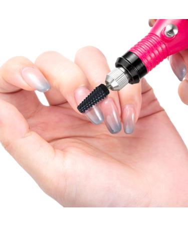 Nail Drill Bits 5 In 1 Nail Drill Bit Nail Polishing Bit for Nail Drill Cone Shape Manicure Drill Bit Cuticle Drill Bits for Nails Gel Polish Nail Art Tool 2.35mm - Buy Online on SooperMarket.com