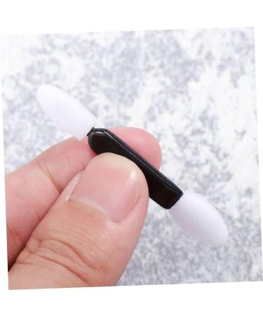 WOFASHPURET Makeup Eyeshadow 100pcs makeup sponge blending sponges for makeup women eyeshadow brush Smudge brush Oval Miss M White - Buy Online on SooperMarket.com