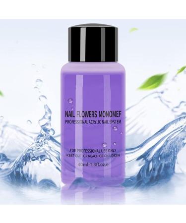 Acrylic Nail Liquid Monomer Professional Acrylic Nail System Nail Monomer Liquid Extension Non-yellowing Manicure Crystal Powder Carving Fluid 40ml - Buy Online on SooperMarket.com
