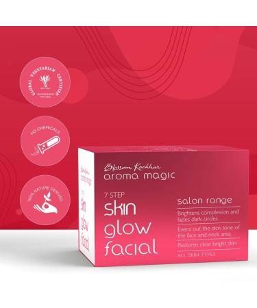 Aroma Magic Skin Glow Facial Kit - 7 Steps Skincare Set | Reduces Dark Circles & Removes Dead Skin for Radiant Skin - International Shipping Available - Buy Online on SooperMarket.com