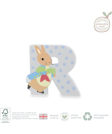 Peter Rabbit Wooden Letter R by Orange Tree Toys - Alphabet Animal for Personalized Baby Name, Nursery Decor & Toy Box, Boys Girls Bedroom Wall Decor - Buy Online on SooperMarket.com