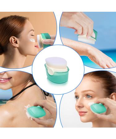 SonKu Sunblock Buddy Brush - Perfect Sunscreen Applicator for Kids & Families | Sun Cream Brush with Protective Caps - White - Buy Online on SooperMarket.com