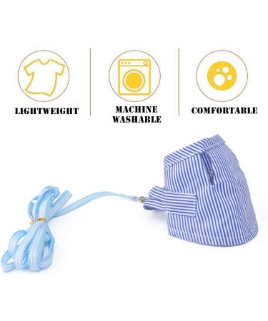 Small Animal Harness Leash Ferret Harness Outdoor Walking Vest Harness for Chinchilla Rat Squirrel Hedgehog Ferret Outdoor Walking Clothes (Blue S) - Buy Online on SooperMarket.com