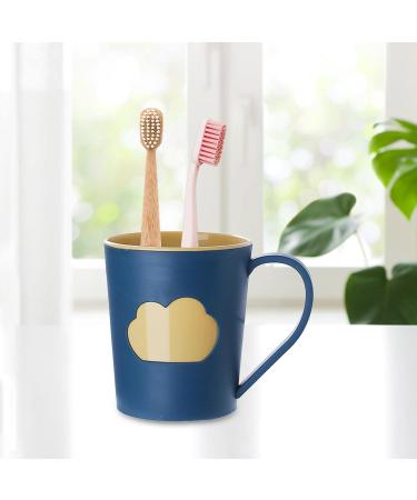 Magideal Unbreakable Toothbrush Mug - 6x Bathroom Holder Non-Slip Reusable 400ml - Modern Kids Makeup Brush Cup - Buy Online on SooperMarket.com