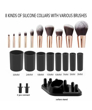 Electric Makeup Brush Cleaner & Dryer - Fast & Efficient Cleaning for All Brushes - 8 Sizes Included - Buy Online on SooperMarket.com