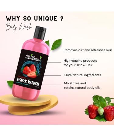 Buy Strawberry Body Wash 200 ml - Hydrating & Nourishing | International Shipping Available - Buy Online on SooperMarket.com