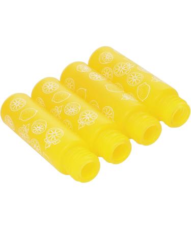 PXYELEC 10ml Refillable Yellow Glass Spray Bottles - 10 Pack with Funnels & Droppers for Perfume Essential Oils and Lotions - Buy Online on SooperMarket.com