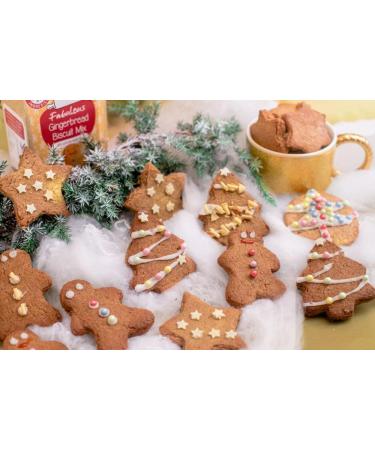 Cookie Crumbles Gingerbread Biscuit Mix 321g - Dairy-Free, No Preservatives or Artificial Flavours - Ready in 30 Minutes - Ginger & Cinnamon - Aromatic Home Baking Delight - Buy Online on SooperMarket.com