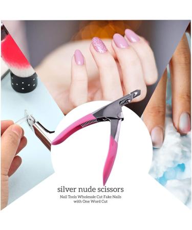 kawehiop Nail Clippers for Acrylic Nails Professional Nails Durability Beauty Supplies Manicure for Extension Repairs pink - Buy Online on SooperMarket.com
