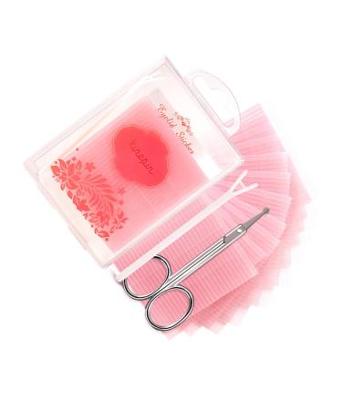 Mikinona 1 Set Double Eyelid Sticker Lace Eyelid Tape Thin Double Sided Eyelid Clear Tape Make up Fiber Strip