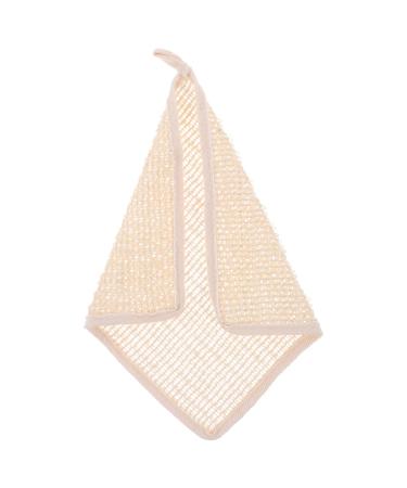 FOMIYES Body Scrubbing Towel Ramie Double Sided Travel Back Towel Multipurpose Bath Scrub Towel