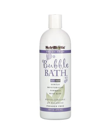 NutriBiotic Bubble Bath Non-Soap Fresh Fruit 16 fl oz (473 ml)