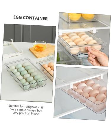 Mikinona Egg Storage Box Storage Drawers Fridge Crisper Fridge Egg Holder Bin Multifunction re-usable - Buy Online on SooperMarket.com