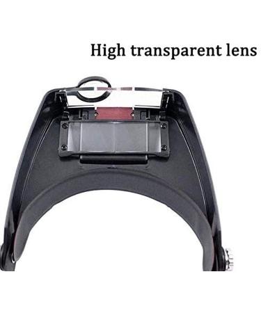 Head Magnifier Adjustable Size Headband Magnifying Lenses Repair Work Light High Transparency Lenses LED Light Head Lamp - Buy Online on SooperMarket.com