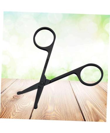 Balacoo Stainless Steel Nose Hair Clippers & Eyebrow Trimmer for Men - 1pc Vibrissa Scissors - Buy Online on SooperMarket.com