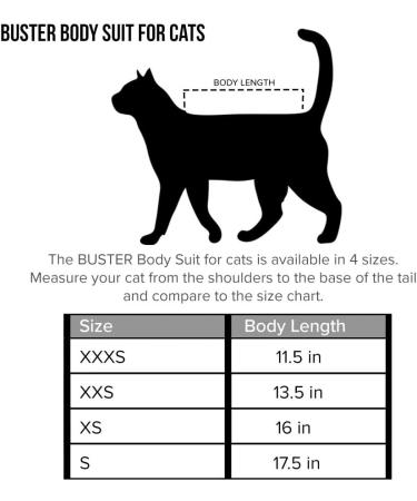 Buster Body Suit Easygo for Cats XX-Small 33.0cm XXS - Buy Online on SooperMarket.com
