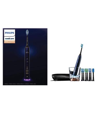 Philips Sonicare DiamondClean Smart 9700 Rechargeable Electric Power Toothbrush, Lunar Blue, HX9957/51