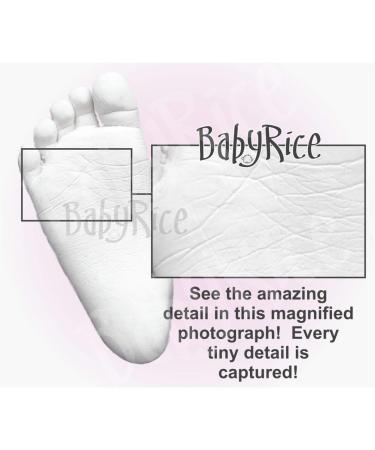 BabyRice Large Hand and Foot Casting Kit with Metallic Paint (Lilac) - Perfect Keepsake for Baby's Memories - Buy Online on SooperMarket.com