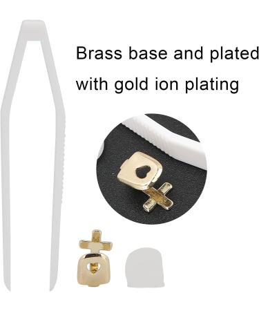 Hip Hop False Tooth Brass Teeth Brace Decoration for Party for Daily Use(gold) - Buy Online on SooperMarket.com