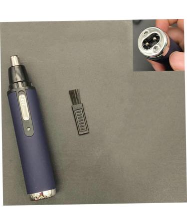 Shop Travel-Friendly Nose Hair Trimmer - Painless Electric Ear Hair Removal for Men | Blue Grooming Tool - Buy Online on SooperMarket.com