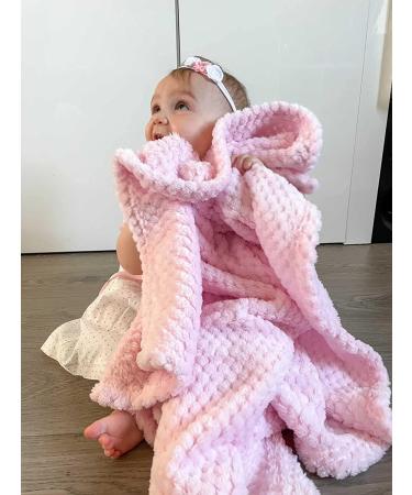 Baby Girl Gift Set - Pink Bunny Security Blanket & Booties in Keepsake Suitcase - Perfect Newborn Gift Basket for Baby Shower - Soft Fleece Blanket - Unique Baby Present - Buy Online on SooperMarket.com