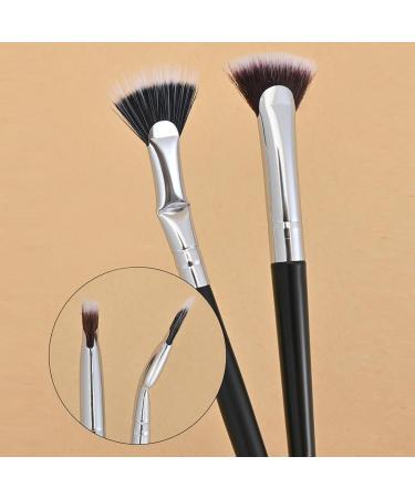Veeteah Folding Angle Scalloped Lash Brush - Eyebrow Brush Mascara Fan Brush - Eyebrow and Eyelash Brush with Soft Bristles for Girlfriend Mother Wife - Buy Online on SooperMarket.com