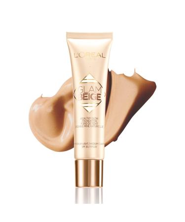 L'OREAL Glam Beige Foundation - Natural Mineral SPF 20 - 30ml - Medium Clair | International Shipping Available - Buy Online on SooperMarket.com