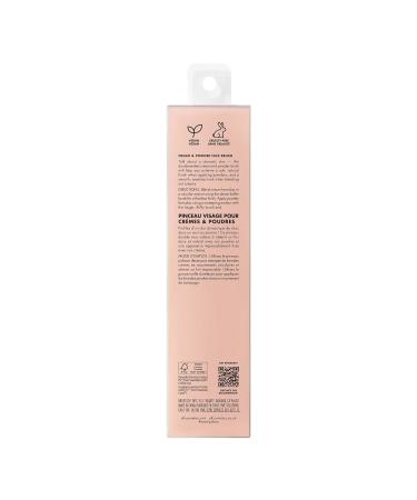 e.l.f. Dual-Ended Cream + Powder Brush - Two-in-One Vegan Makeup Brush for Airbrushed Complexion | Cruelty-Free eCommerce - Buy Online on SooperMarket.com