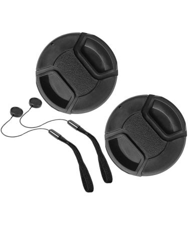 52mm Lens Cap Compatible for Nikon AF-S(Not AF-P) DX 18-55mm f3.5-5.6G ED/VR/VR II,AF(Not AF-S) Nikkor 50mm f/1.8D,AF(Not AF-S) 50mm f/1.4D2 Pack