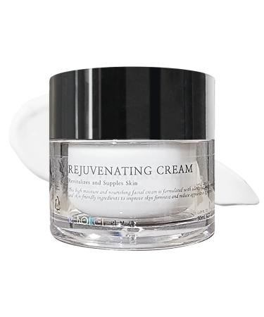 Korean Skin Care Anti-Wrinkle Rejuvenating Cream Rich Nourishing Face Cream Anti Aging Face Moisturizer for Women (1.69 fl.oz 50 mL)