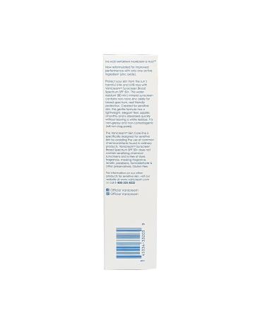 Vanicream Sunscreen Broad Spectrum SPF 50+ 3 Ounce (Pack of 2) - Ultimate Sun Protection Combo - Buy Online on SooperMarket.com
